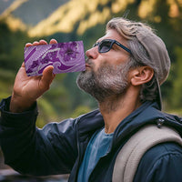 Hawaii Violet Hibiscus Pikake Lei 4 in 1 Can Cooler Tumbler - Polynesian Pride