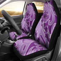Hawaii Violet Hibiscus Pikake Lei Car Seat Cover - Polynesian Pride