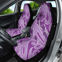 Hawaii Violet Hibiscus Pikake Lei Car Seat Cover - Polynesian Pride