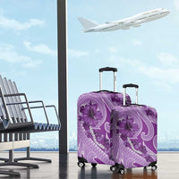 Hawaii Violet Hibiscus Pikake Lei Luggage Cover LT05 - Polynesian Pride