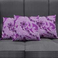 Hawaii Violet Hibiscus Pikake Lei Pillow Cover - Polynesian Pride