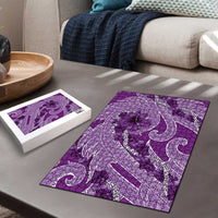Hawaii Violet Hibiscus Pikake Lei Puzzle - Polynesian Pride