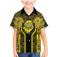 Niue The Rock Family Matching Mermaid Dress and Hawaiian Shirt The Island Of The Uga - Polynesian Pride