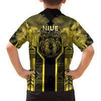 Niue The Rock Family Matching Puletasi and Hawaiian Shirt The Island Of The Uga - Polynesian Pride