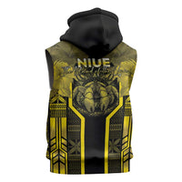Niue The Rock Sleeveless Zip Hoodie The Island Of The Uga - Polynesian Pride