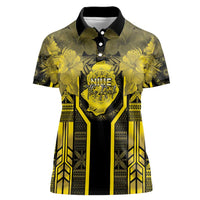 Niue The Rock Women Polo Shirt The Island Of The Uga - Polynesian Pride