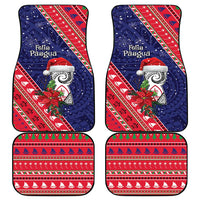Guam Christmas Car Mats Felis Nabidat Guaman Seal With Poinsettia