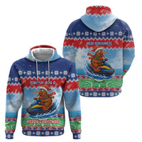New Zealand Christmas Hoodie Funny Jet Ride Kiwi Xmas - Polynesian Pride