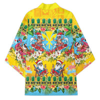 Hawaii Christmas Kimono Mele Kalikimaka Tropical Vibes - Polynesian Pride