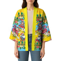 Hawaii Christmas Kimono Mele Kalikimaka Tropical Vibes - Polynesian Pride
