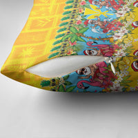 Hawaii Christmas Pillow Cover Mele Kalikimaka Tropical Vibes - Polynesian Pride