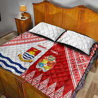 Tonga And Kiribati Quilt Bed Set Coat Of Arms Polynesian Pattern LT05 - Polynesian Pride