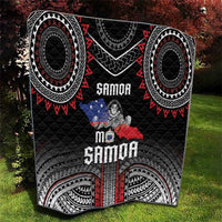 Samoa Black Saturday Quilt Samoan Warrior Tribal Pattern