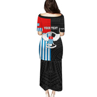 Personalised West Papua Puletasi Polynesian Pattern With Coat Of Arms LT05 - Polynesian Pride