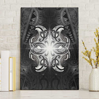 New Zealand Matariki Canvas Wall Art Maori Moko Black Galaxy LT05 Without Frame Black - Polynesian Pride