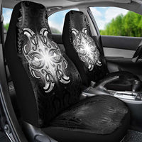 New Zealand Matariki Car Seat Cover Maori Moko Black Galaxy