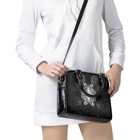 New Zealand Matariki Shoulder Handbag Maori Moko Black Galaxy LT05 - Polynesian Pride