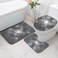 New Zealand Matariki Ururangi Bathroom Set Maori Moko Grey Galaxy