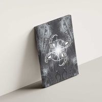 New Zealand Matariki Ururangi Canvas Wall Art Maori Moko Grey Galaxy LT05 - Polynesian Pride