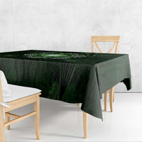 New Zealand Matariki Tupuarangi Tablecloth Maori Moko Green Galaxy LT05 - Polynesian Pride