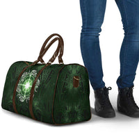 New Zealand Matariki Tupuarangi Travel Bag Maori Moko Green Galaxy