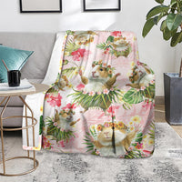Hawaii Guinea Hula Pig Blanket Funny Tropical Style