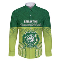Personalised Ballantine Memorial School Family Matching Puletasi and Hawaiian Shirt With Fijian Tapa Pattern