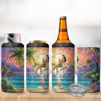 Aloha Hawaii 4 in 1 Can Cooler Tumbler Hula Martini Tropical Vibes - Polynesian Pride