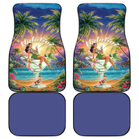 Aloha Hawaii Car Mats Hula Martini Tropical Vibes - Polynesian Pride