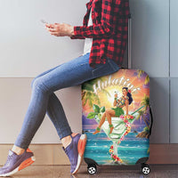 Aloha Hawaii Luggage Cover Hula Martini Tropical Vibes LT05 - Polynesian Pride