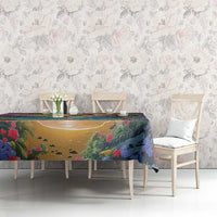 Aloha Hawaii Tablecloth Hula Martini Tropical Vibes - Polynesian Pride