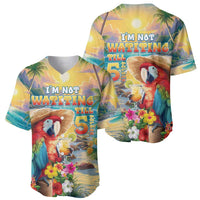 Hawaii Parrot Baseball Jersey Im Not Waiting Till 5 Oclock LT05 - Polynesian Pride