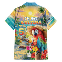 Hawaii Parrot Family Matching Long Sleeve Bodycon Dress and Hawaiian Shirt Im Not Waiting Till 5 Oclock LT05 - Polynesian Pride