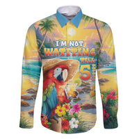 Hawaii Parrot Family Matching Summer Maxi Dress and Hawaiian Shirt Im Not Waiting Till 5 Oclock LT05 Dad's Shirt - Long Sleeve Colorful - Polynesian Pride