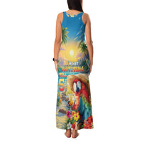 Hawaii Parrot Family Matching Tank Maxi Dress and Hawaiian Shirt Im Not Waiting Till 5 Oclock LT05 - Polynesian Pride