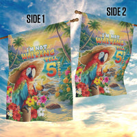Hawaii Parrot Garden Flag Im Not Waiting Till 5 Oclock LT05 - Polynesian Pride