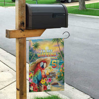 Hawaii Parrot Garden Flag Im Not Waiting Till 5 Oclock LT05 - Polynesian Pride