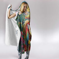 Hawaii Parrot Hooded Blanket Im Not Waiting Till 5 Oclock - Polynesian Pride
