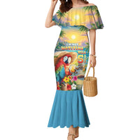 Hawaii Parrot Mermaid Dress Im Not Waiting Till 5 Oclock LT05 Women Colorful - Polynesian Pride
