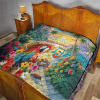 Hawaii Parrot Quilt Im Not Waiting Till 5 Oclock LT05 - Polynesian Pride