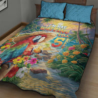 Hawaii Parrot Quilt Bed Set Im Not Waiting Till 5 Oclock LT05 - Polynesian Pride