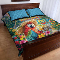 Hawaii Parrot Quilt Bed Set Im Not Waiting Till 5 Oclock LT05 - Polynesian Pride