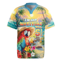 Hawaii Parrot Rugby Jersey Im Not Waiting Till 5 Oclock - Polynesian Pride