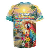 Hawaii Parrot Rugby Jersey Im Not Waiting Till 5 Oclock LT05 - Polynesian Pride