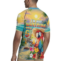 Hawaii Parrot Rugby Jersey Im Not Waiting Till 5 Oclock - Polynesian Pride