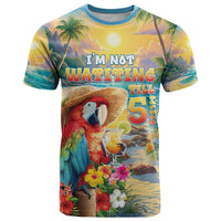Hawaii Parrot T Shirt Im Not Waiting Till 5 Oclock - Polynesian Pride