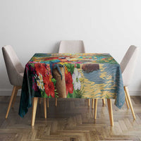 Hawaii Parrot Tablecloth Im Not Waiting Till 5 Oclock LT05 - Polynesian Pride