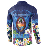 Guam Liberation Day Button Sweatshirt Pas Para I Chamoru