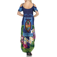 Guam Liberation Day Summer Maxi Dress Pas Para I Chamoru