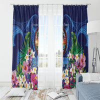 Guam Liberation Day Window Curtain Pas Para I Chamoru